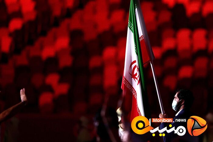 رژه کاروان ایران در المپیک Tokyo 2020