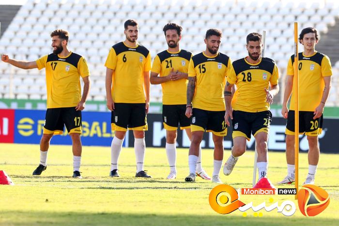 آخرین تمرین تیم ملی قبل از بازی با لبنان