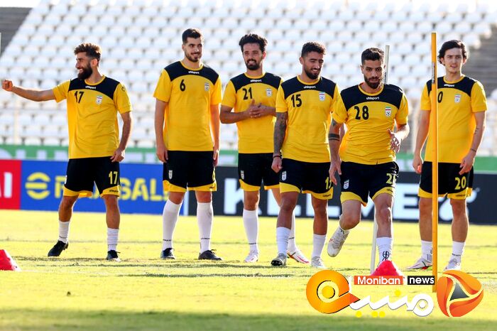 آخرین تمرین تیم ملی قبل از بازی با لبنان
