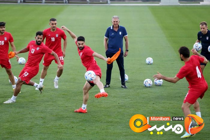 گزارش تصویری| تمرین تیم ملی فوتبال در قطر