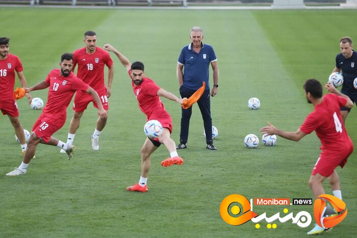 گزارش تصویری| تمرین تیم ملی فوتبال در قطر