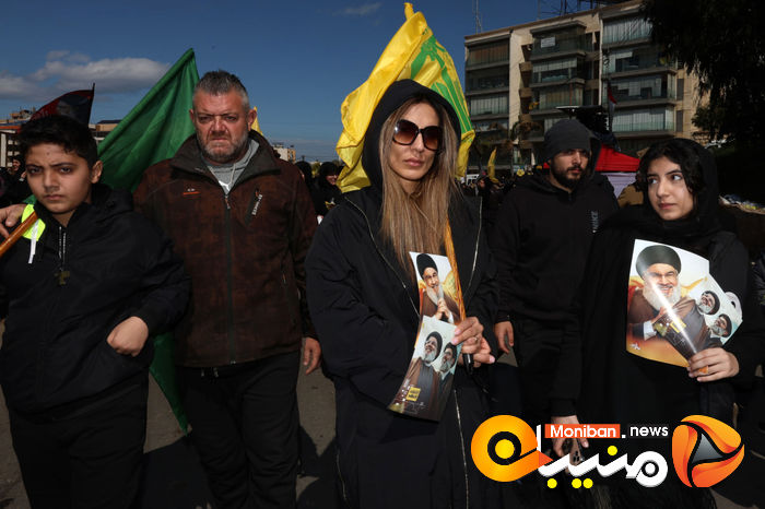 گزارش تصویری/ مراسم تشییع پیکر سیدحسن نصرالله و سیدهاشم صفی الدین