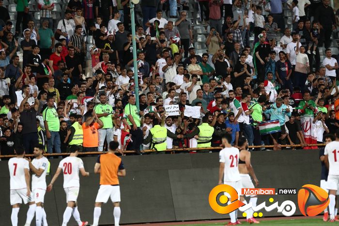 گزارش تصویری| بازی ایران و ازبکستان