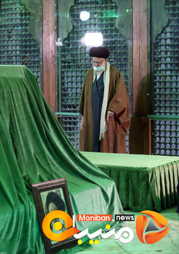 حضور رهبری در مرقد امام خمینی و مزار شهدا
