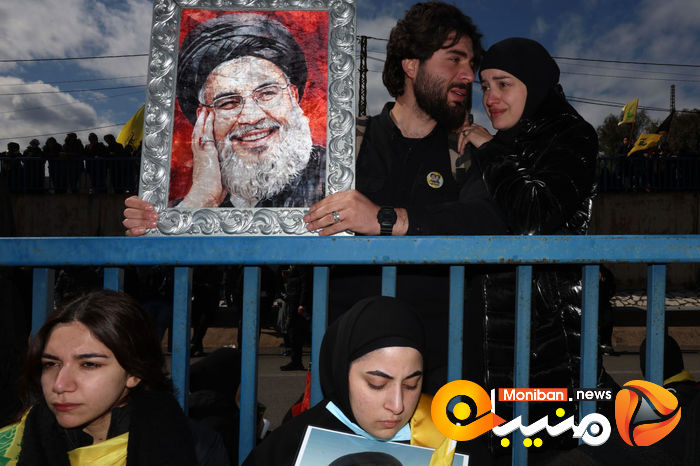 گزارش تصویری/ مراسم تشییع پیکر سیدحسن نصرالله و سیدهاشم صفی الدین