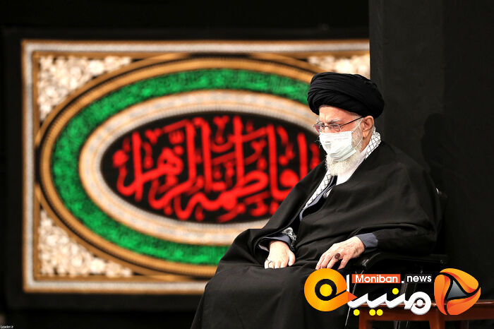 مراسم عزاداری ایام فاطمیه در حسینیه امام خمینی (ره) با حضور رهبر معظم انقلاب