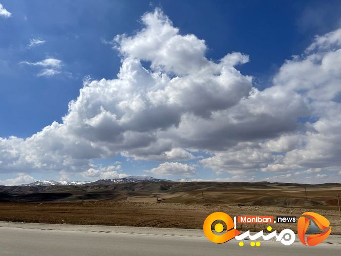 طبیعت زیبا و کوه های رنگارنگ آذربایجان شرقی در ابتدای بهار