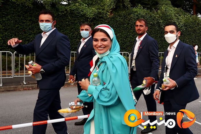 رژه کاروان ایران در المپیک Tokyo 2020