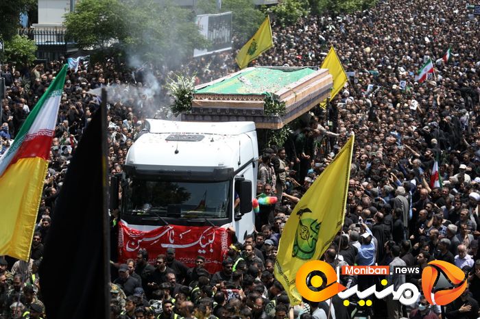 گزارش تصویری| تشییع پیکر رئیسی و همراهانش در تهران