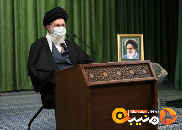 نشست تصویری رهبر معظم انقلاب اسلامی  با جمعی از مداحان