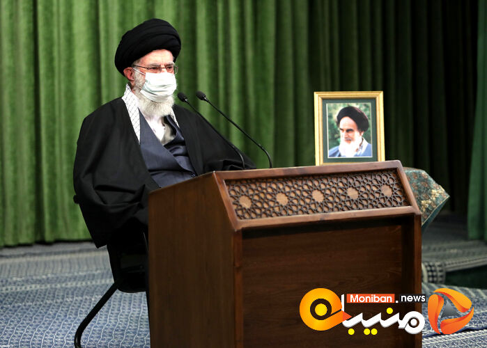 نشست تصویری رهبر معظم انقلاب اسلامی  با جمعی از مداحان
