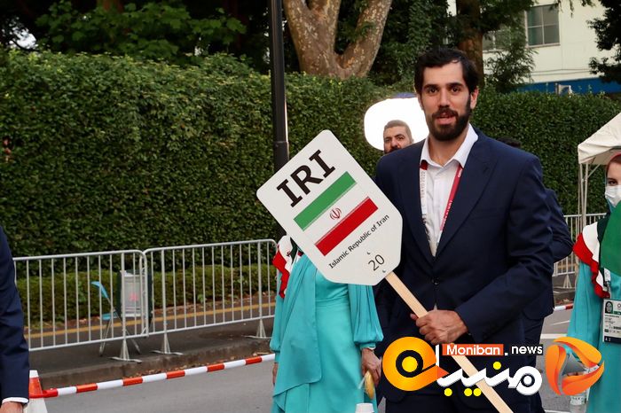 رژه کاروان ایران در المپیک Tokyo 2020