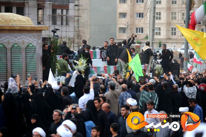 گزارش تصویری| تشییع پیکر رئیسی و همراهانش در قم