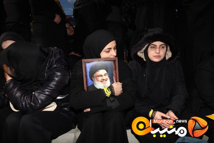 گزارش تصویری/ حضور جنگنده های اسرائیلی بر فراز تشییع پیکر سیدحسن نصرالله
