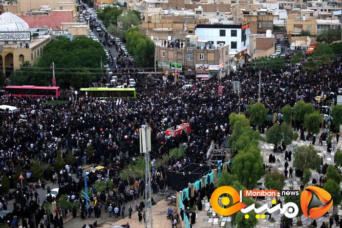 گزارش تصویری| تشییع پیکر رئیسی و همراهانش در قم