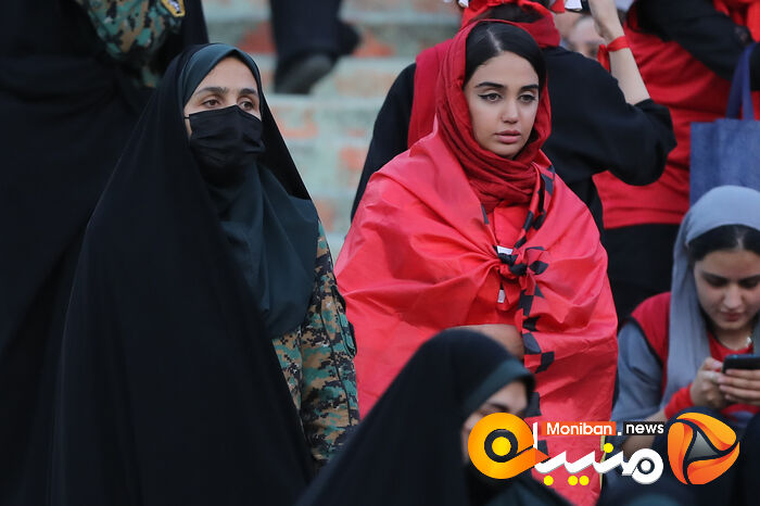 گزارش تصویری| دختران پرسپولیسی در ورزشگاه آزادی