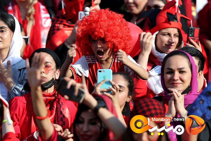 گزارش تصویری| دختران پرسپولیسی در ورزشگاه آزادی