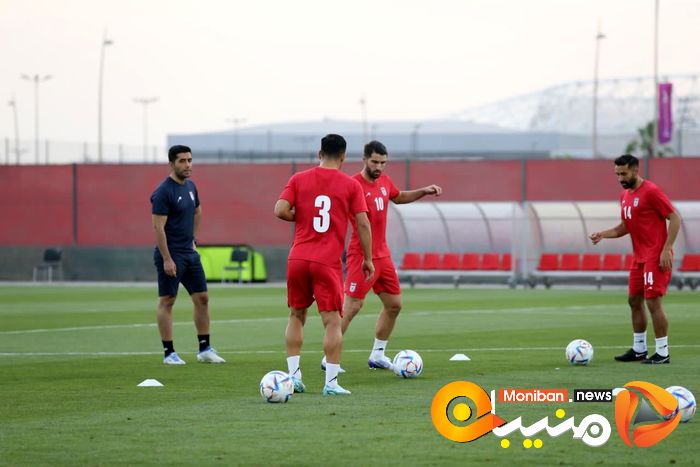 گزارش تصویری| تمرین تیم ملی فوتبال در قطر