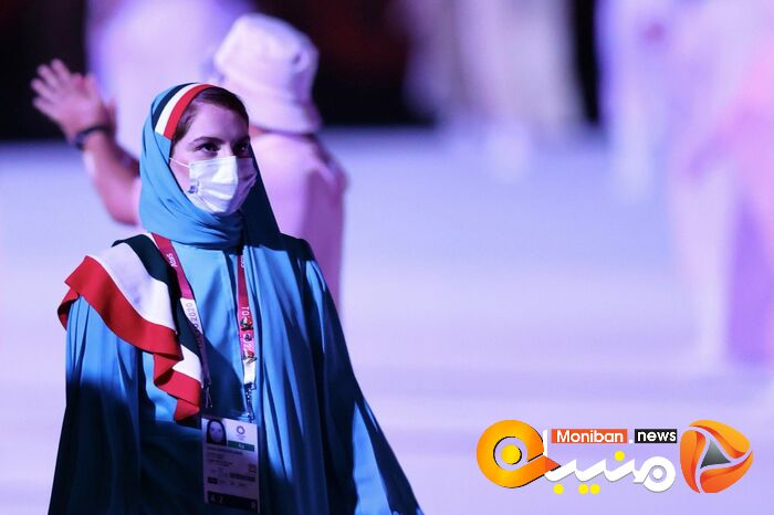 رژه کاروان ایران در المپیک Tokyo 2020
