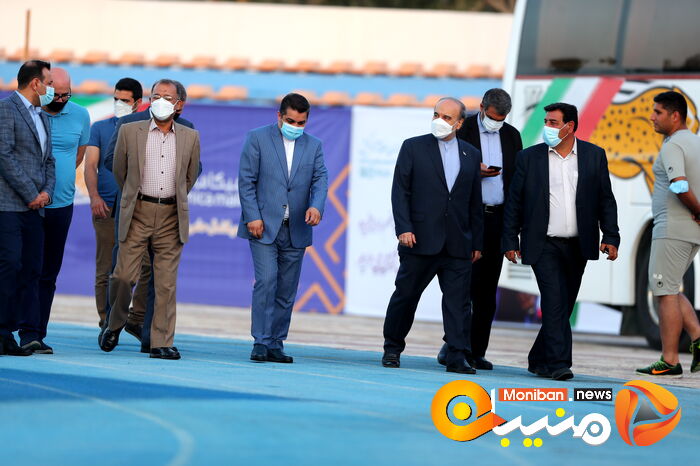 بازديد وزير ورزش و جوانان از اردوي تيم ملي فوتبال