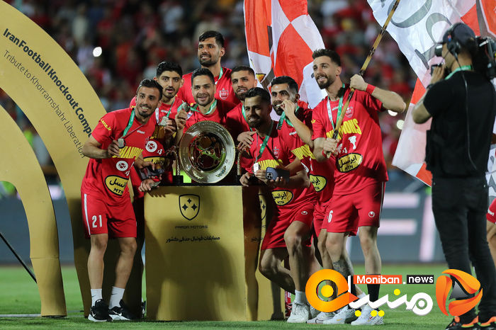 گزارش تصویری|جشن قهرمانی پرسپولیس در جام حذفی