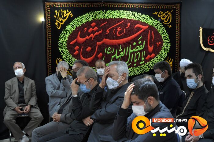 مراسم عزاداری سیدالشهدا به میزبانی حسن روحانی با حضور لاریجانی و جهانگیری