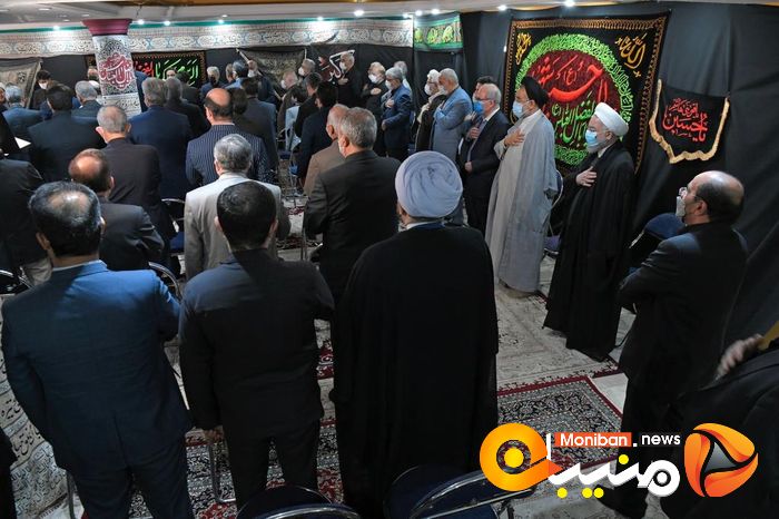 دومین روز مراسم عزاداری سالار شهیدان در دفتر دکتر روحانی
