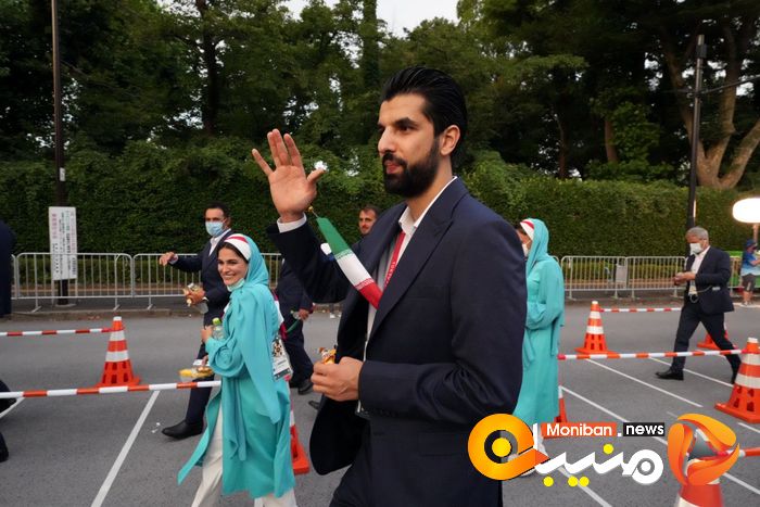 رژه کاروان ایران در المپیک Tokyo 2020