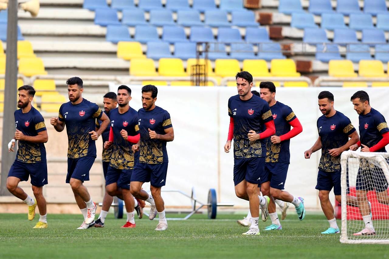 گزارش تصویری/ آخرین تمرین پرسپولیس پیش از بازی با پاختاکور