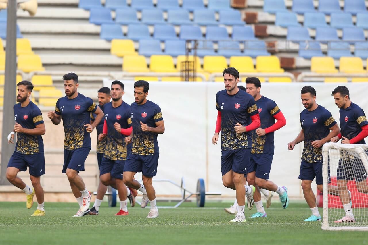 گزارش تصویری/ آخرین تمرین پرسپولیس پیش از بازی با پاختاکور
