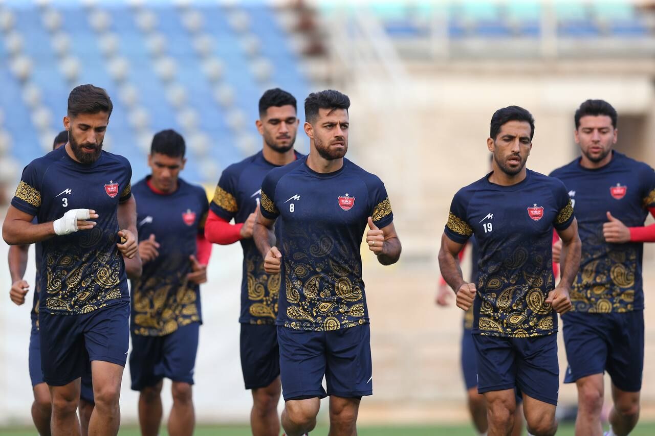 گزارش تصویری/ آخرین تمرین پرسپولیس پیش از بازی با پاختاکور