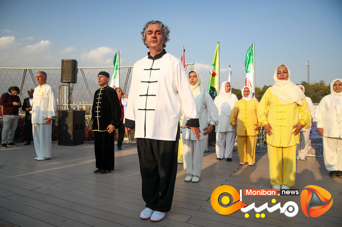 گزارش تصویری| همایش بزرگ ووشوکاران استان تهران در پل طبیعت