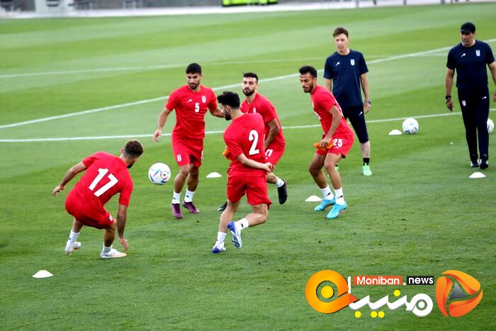 گزارش تصویری| تمرین تیم ملی فوتبال در قطر