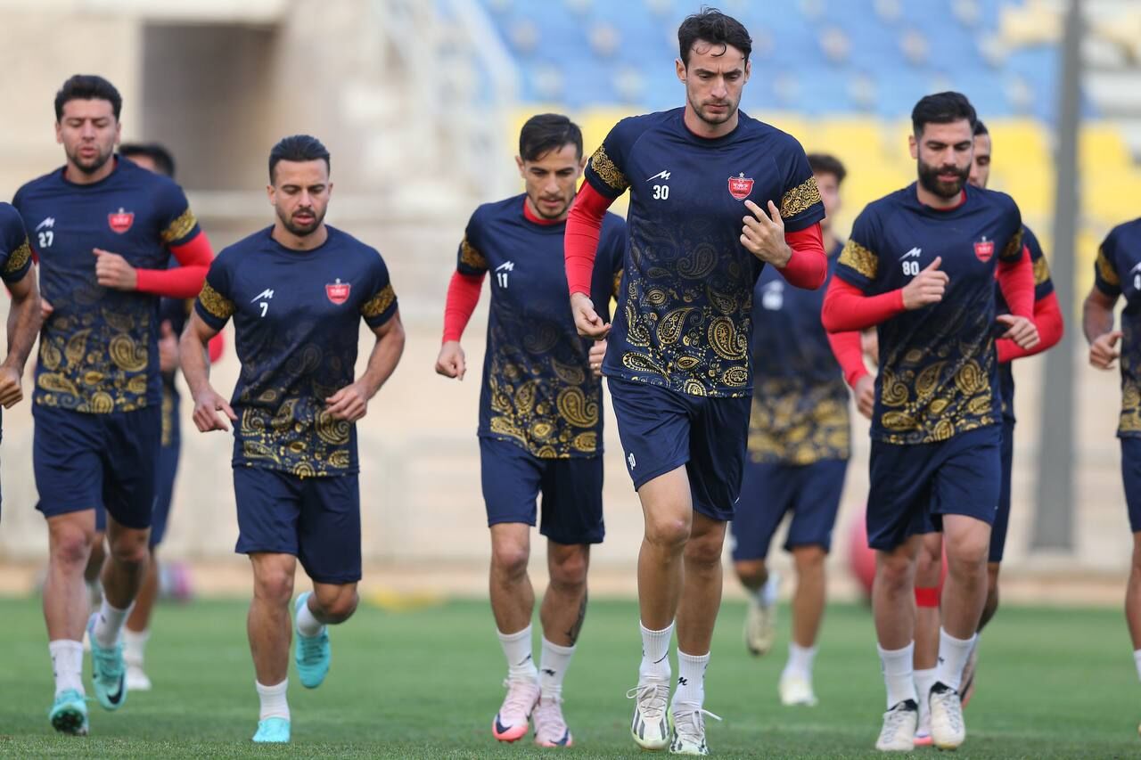 گزارش تصویری/ آخرین تمرین پرسپولیس پیش از بازی با پاختاکور