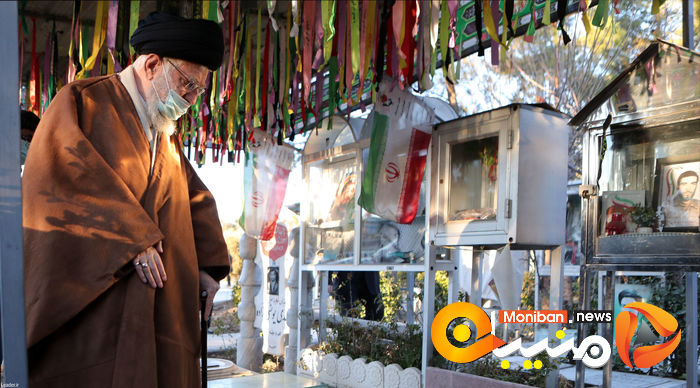 حضور رهبری در مرقد امام خمینی و مزار شهدا