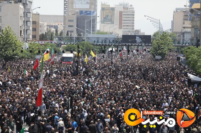 گزارش تصویری| تشییع پیکر رئیسی و همراهانش در تهران