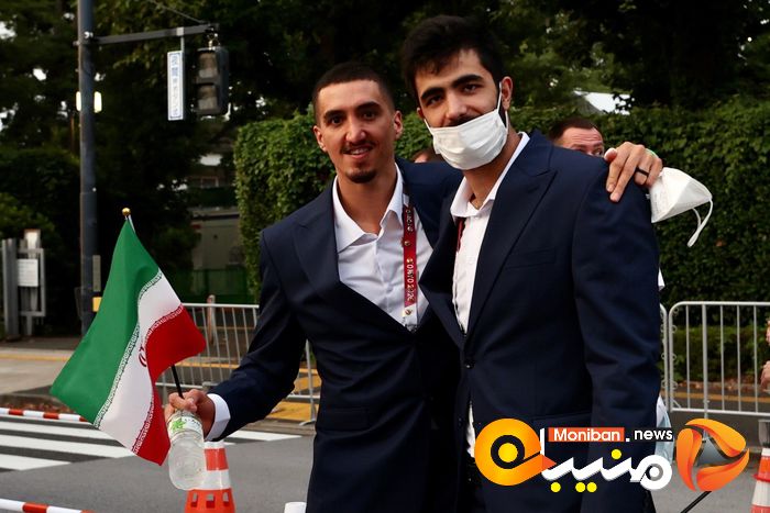 رژه کاروان ایران در المپیک Tokyo 2020