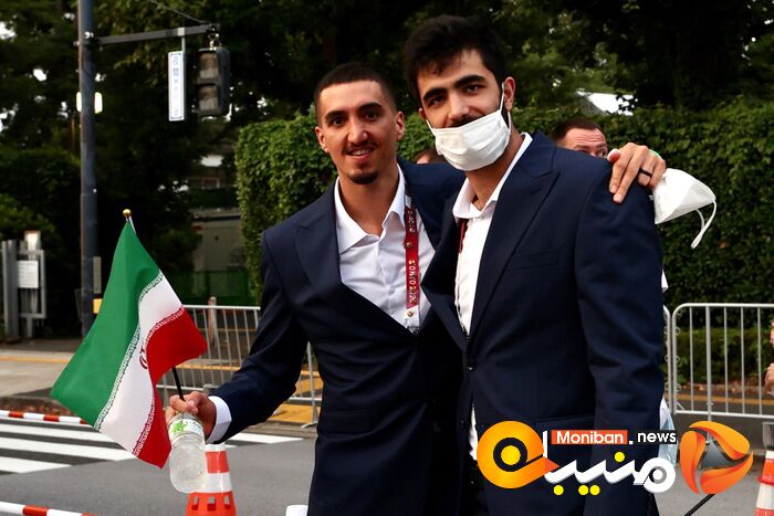 رژه کاروان ایران در المپیک Tokyo 2020