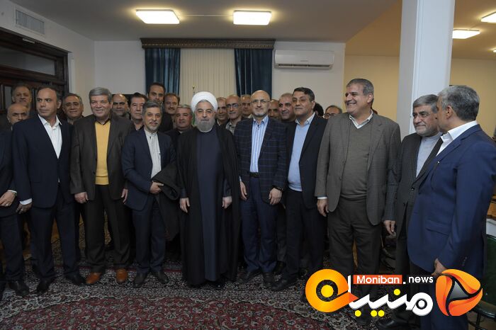 دیدار جمعی از فرهنگیان با حسن روحانی
