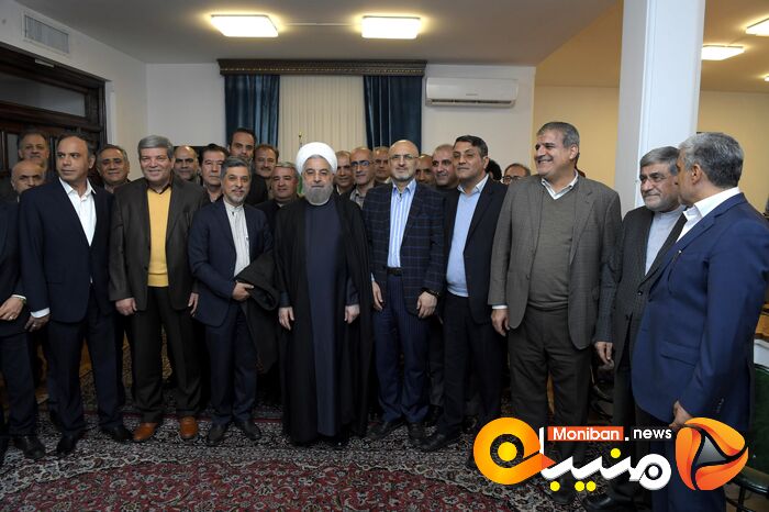 دیدار جمعی از فرهنگیان با حسن روحانی