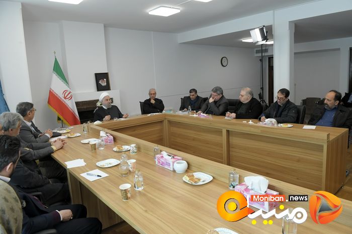 گزارش تصویری| دیدار جنعی از روزنامه نگاران با حسن روحانی