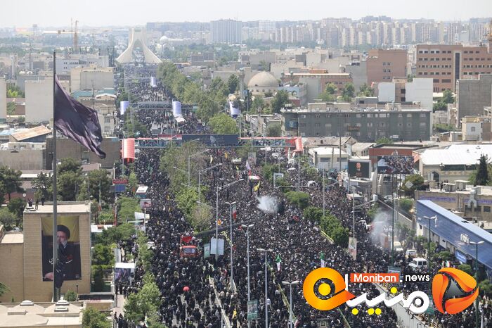 گزارش تصویری| تشییع پیکر رئیسی و همراهانش در تهران