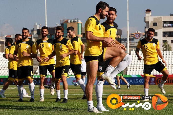 آخرین تمرین تیم ملی قبل از بازی با لبنان