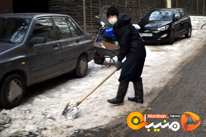 گزارش تصویری| تهران در برف