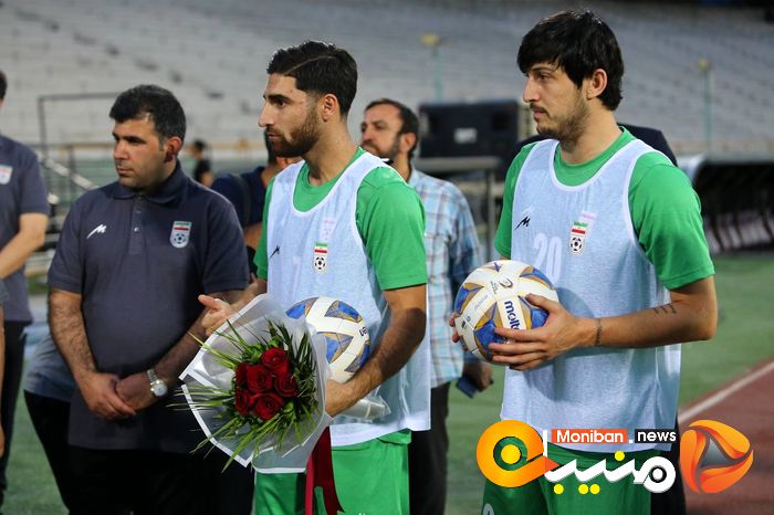 گزارش تصویری| تمرین تیم ملی فوتبال برای بازی با ازبکستان