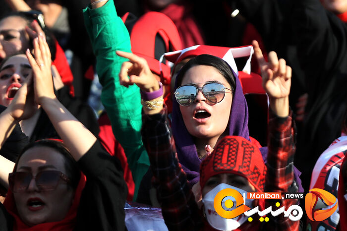 گزارش تصویری| دختران پرسپولیسی در ورزشگاه آزادی