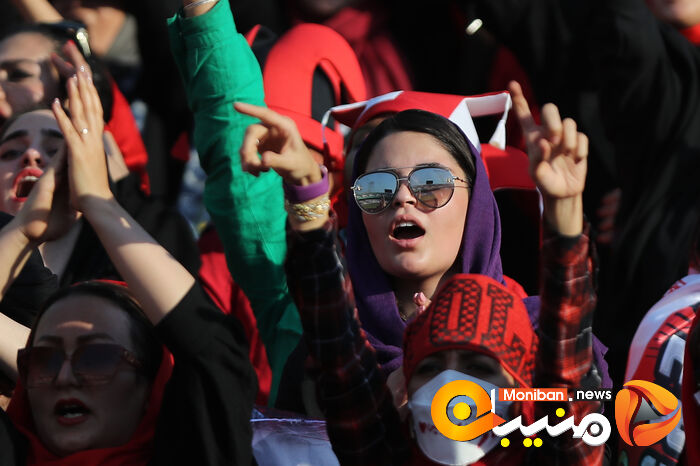 گزارش تصویری| دختران پرسپولیسی در ورزشگاه آزادی