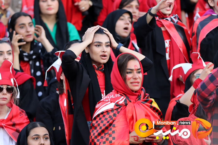 گزارش تصویری| دختران پرسپولیسی در ورزشگاه آزادی