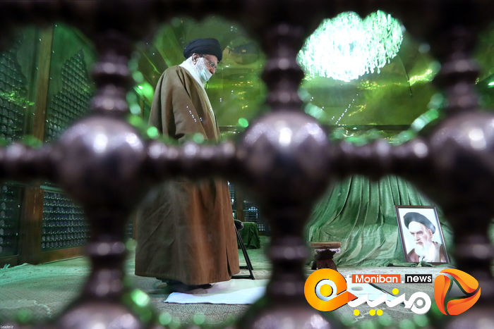 حضور رهبری در مرقد امام خمینی و مزار شهدا