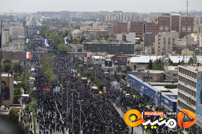 گزارش تصویری| تشییع پیکر رئیسی و همراهانش در تهران
